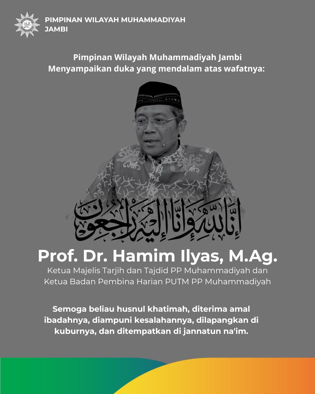 Ketika Fajar Belum Sempurna, Seorang Guru Itu Pulang 